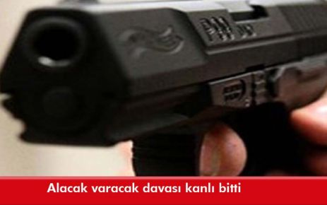 Alacak varacak davası kanlı bitti 