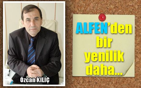 ALFEN?den bir yenilik daha