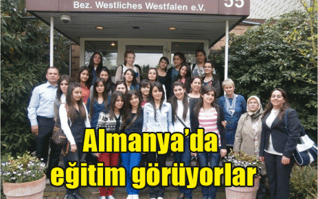 Almanya?da eğitim görüyorlar