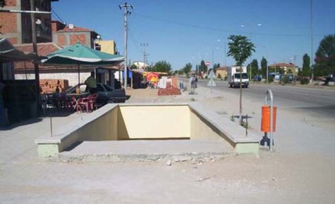 ALT GEÇİDİ KULLANMADI, KAMYONET ÇARPTI