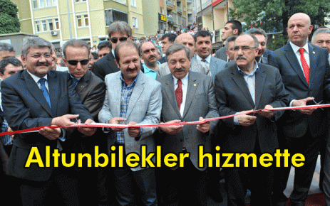 Altunbilekler AVM açıldı 