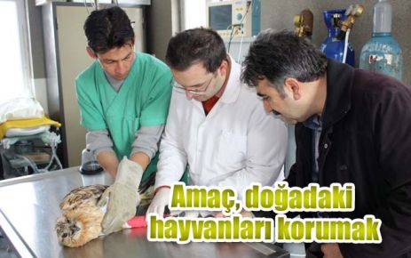 Amaç, doğadaki hayvanları korumak