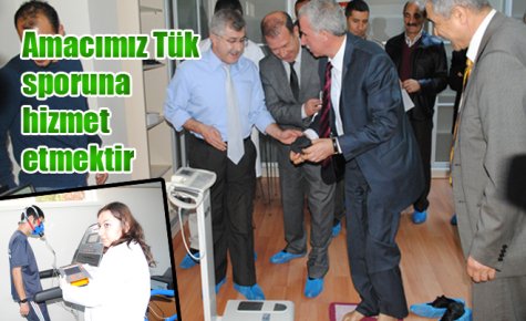 Amacımız Tük sporuna hizmet etmektir
