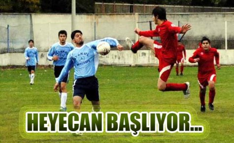 AMATÖR KÜME BAŞLIYOR