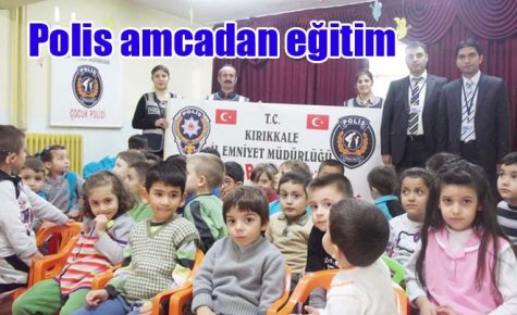 Anaokulu öğrencilerine trafik eğitimi