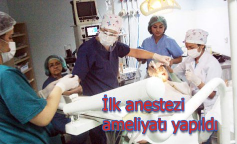 ANESTEZİ İLE İLK DİŞ ÇEKİMİ YAPILDI