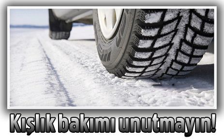 Araçlarınıza kış bakımı yaptırın