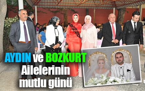 Aydın ve Bozkurt ailelerinin mutlu günü