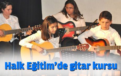Bahşılı Halk Eğitim?den Gitar Kursu