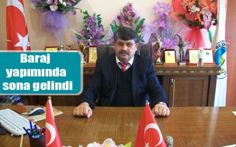 Baraj yapımında sona gelindi