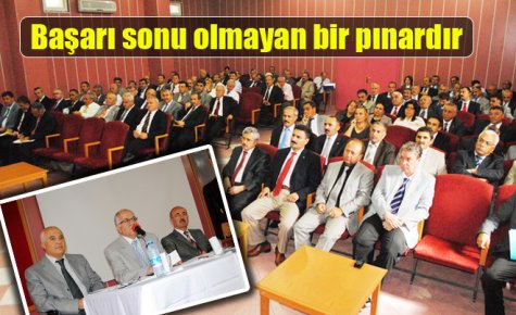 Başarı sonu olmayan bir pınardır