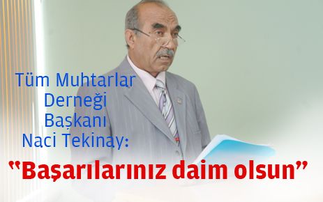 Başarılarınız daim olsun