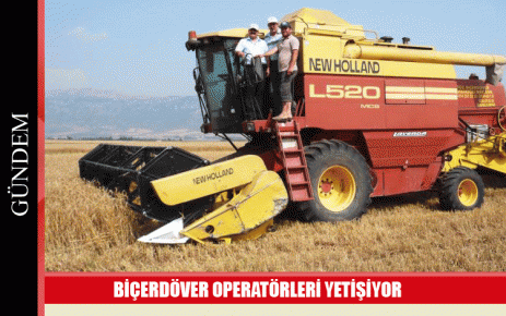 Biçerdöver Operatörleri Yetişiyor