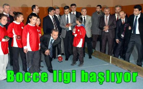 Bocce ligi başlıyor
