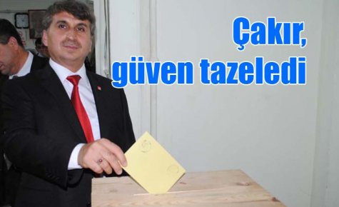 Çakır, güven tazeledi