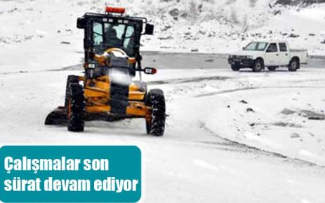 Çalışmalar son sürat devam ediyor