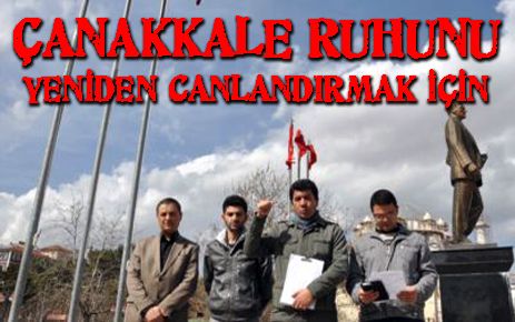 Çanakkale ruhunu yeniden canlandırmak için 16 Mart?ta Cumhuriyet Meydanında buluşalım