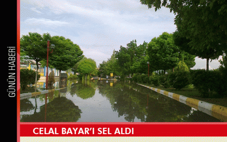 Celal Bayar?ı parkını Sel Aldı
