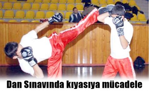 Dan Sınavında kıyasıya mücadele 