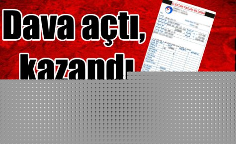 Dava açtı, kazandı