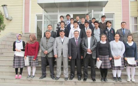 Dereceye giren öğrencilere ödül