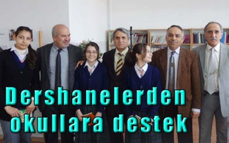 Dershanelerden okullara destek