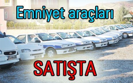 Emniyet araçları satışta