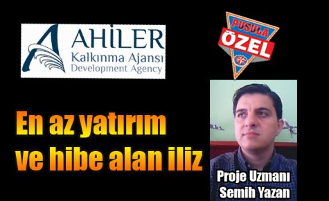 En az yatırım ve hibe alan iliz