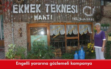 Engelli yararına gözlemeli kampanya