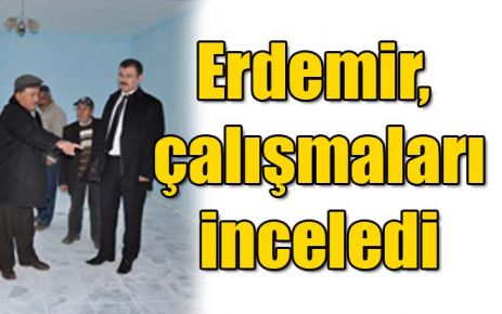 Erdemir, çalışmaları inceledi