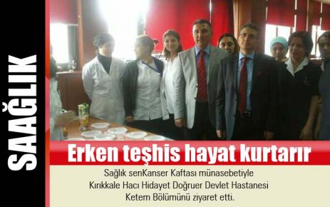 Erken teşhis hayat kurtarır