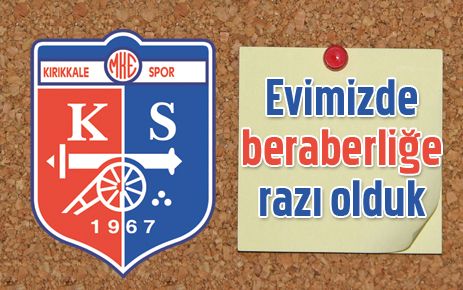 Evimizde beraberlik, deplasmanda mağlubiyet