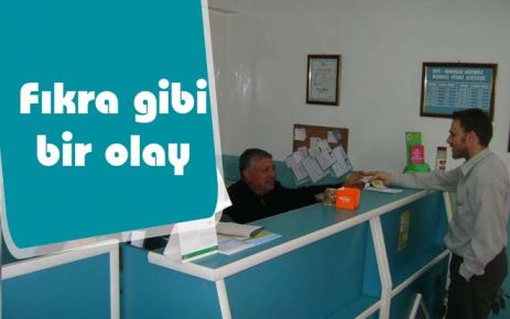 Fıkra gibi bir olay 