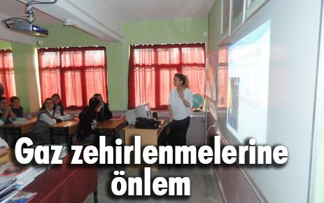 Gaz zehirlenmesine önlem