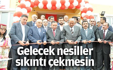 Gelecek nesiller sıkıntı çekmesin