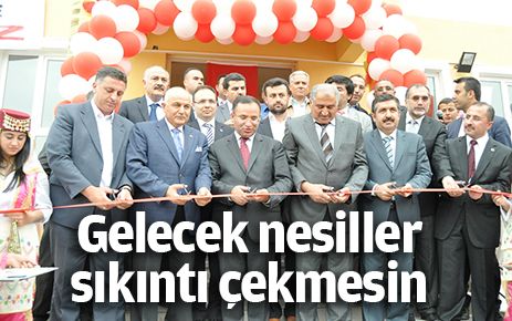 Gelecek nesiller sıkıntı çekmesin