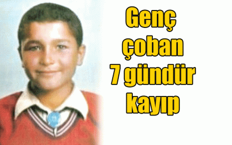 Genç çoban 7 gündür kayıp