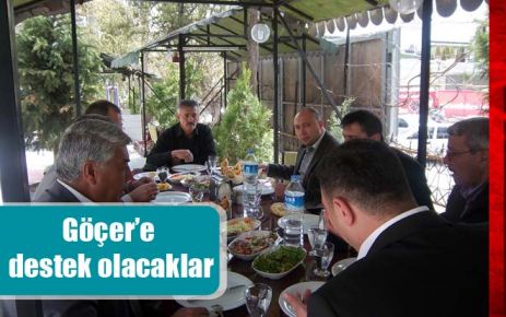 Göçer?e destek olacaklar 