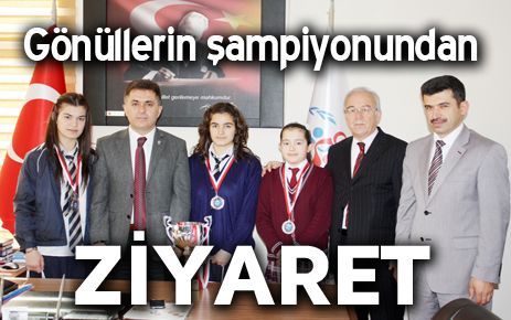 Gönüllerin şampiyonundan ziyaret