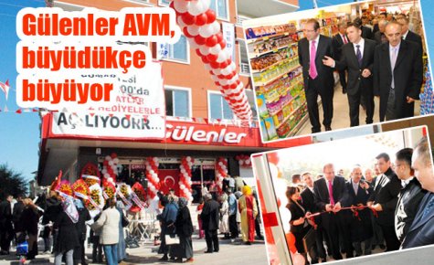 Gülenler AVM, büyüdükçe büyüyor
