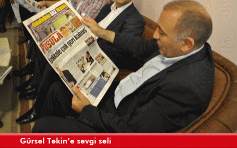 Gürsel Tekin?e sevgi seli 