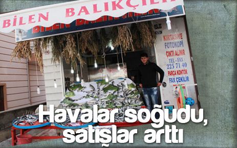 Havalar soğudu, satışlar arttı