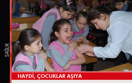 Haydi, çocuklar aşıya