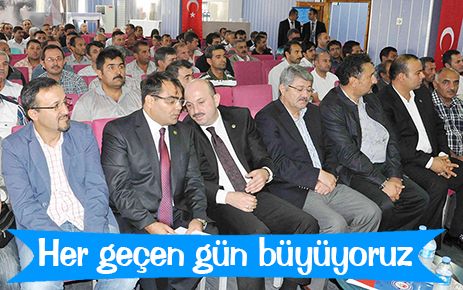Her geçen gün büyüyoruz