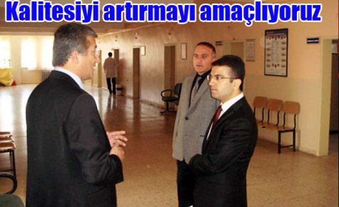 Hizmet kalitesini artırmayı amaçlıyoruz