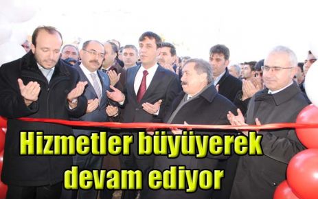 Hizmetler büyüyerek devam ediyor