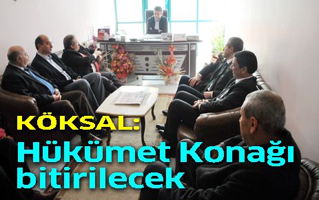 Hükümet konağı bitirilecek