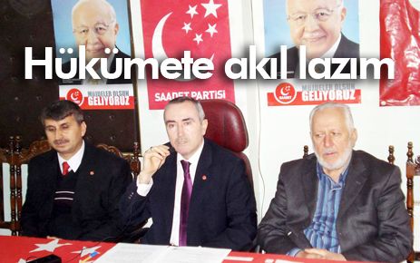 Hükümete akıl lazım