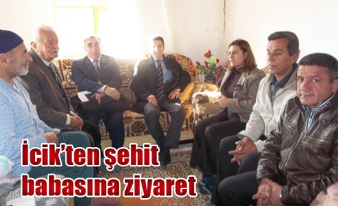 İcik?ten şehit babasına ziyaret 