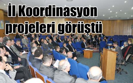 İl Koordinasyon sosyal projeleri görüştü